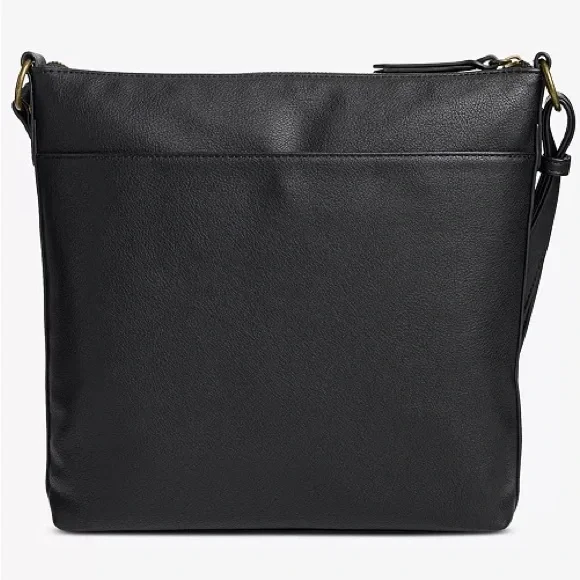 INC - Black Crossbody Bag with Gold Accents - Picture 3 of 6